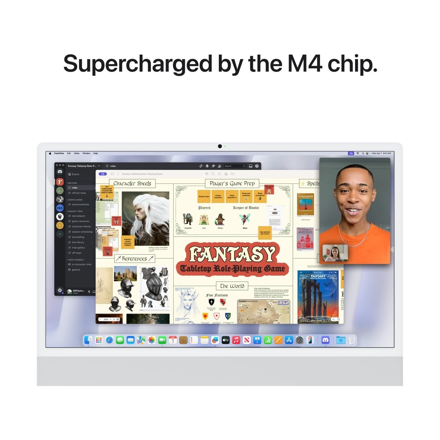 Apple iMac 24 inch: M4 8/8, 16GB, 256GB SSD - Silver