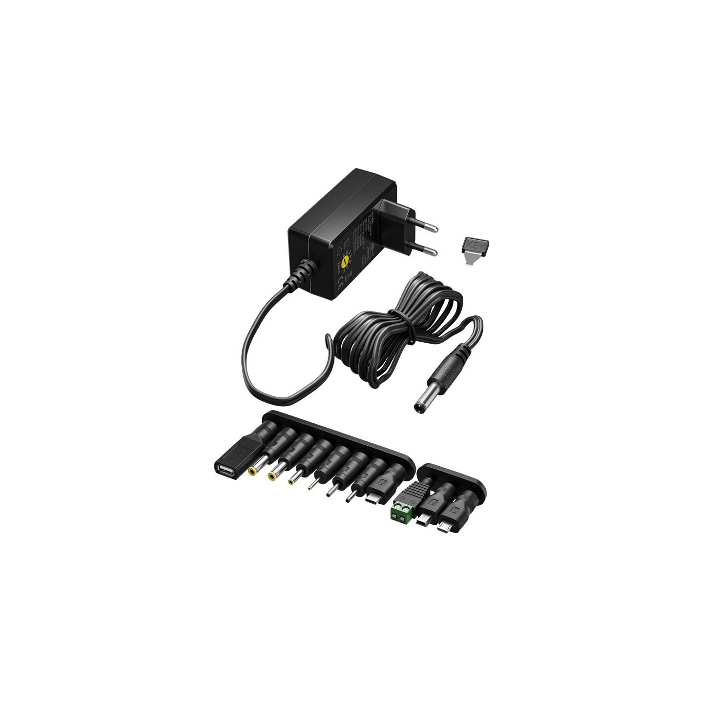 Goobay Universal Power Supply 5-15V, Max. 36W, 2.4A | 74436