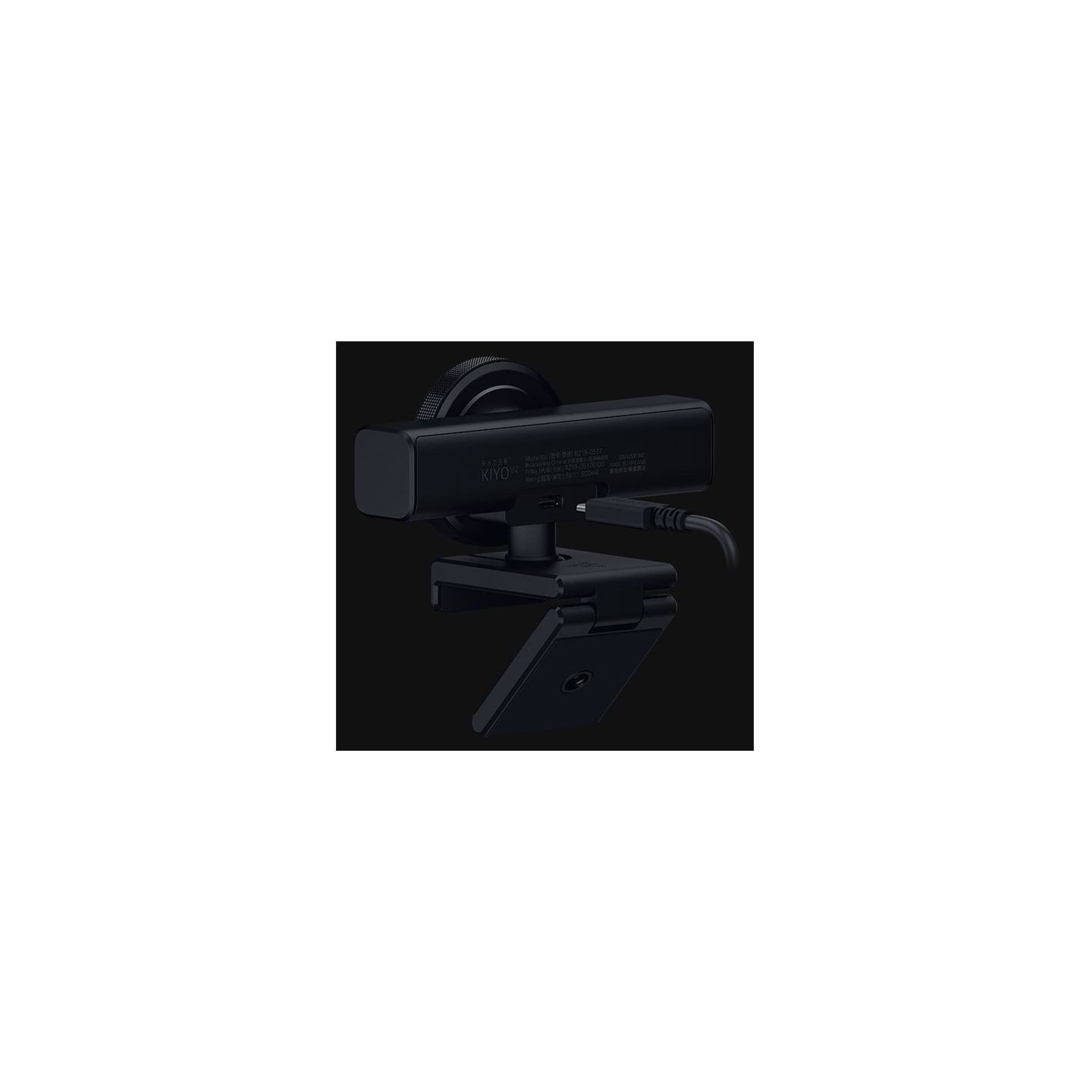 Razer | Webcam | Kiyo V2 | MJPEG up to 4K 30 FPS, 1080p 60 FPS, YUY2 up to 4K 15 FPS, 1080p 60 FPS, NV12 up to 4K 20 FPS, 1080p 