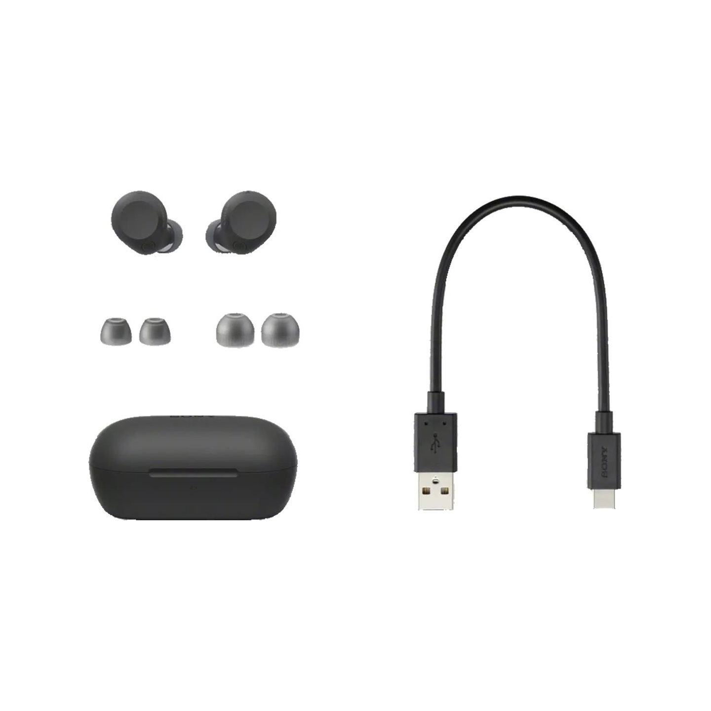 Sony Headphones | WF-C710N | Bluetooth | In-ear | Black | Noise canceling | Noise reduction | Wireless