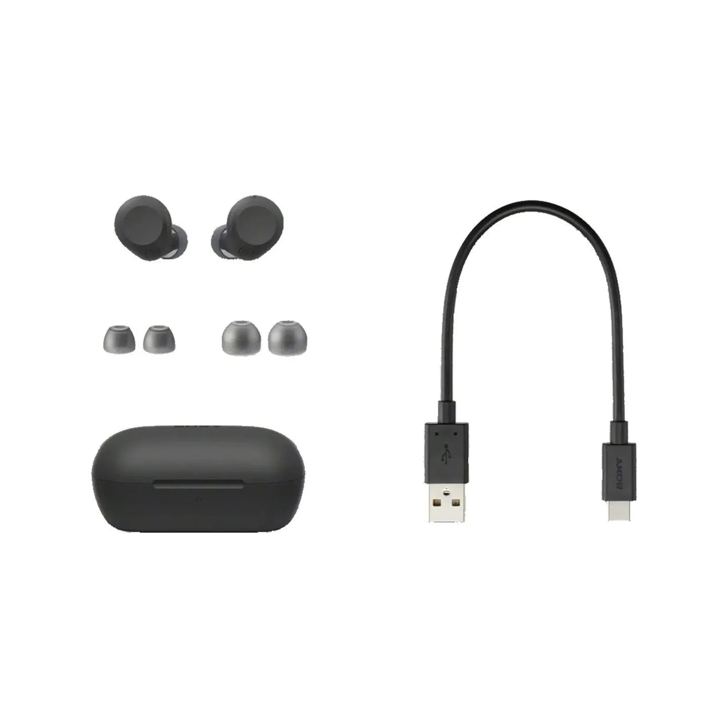 Sony Headphones | WF-C710N | Bluetooth | In-ear | Black | Noise canceling | Noise reduction | Wireless