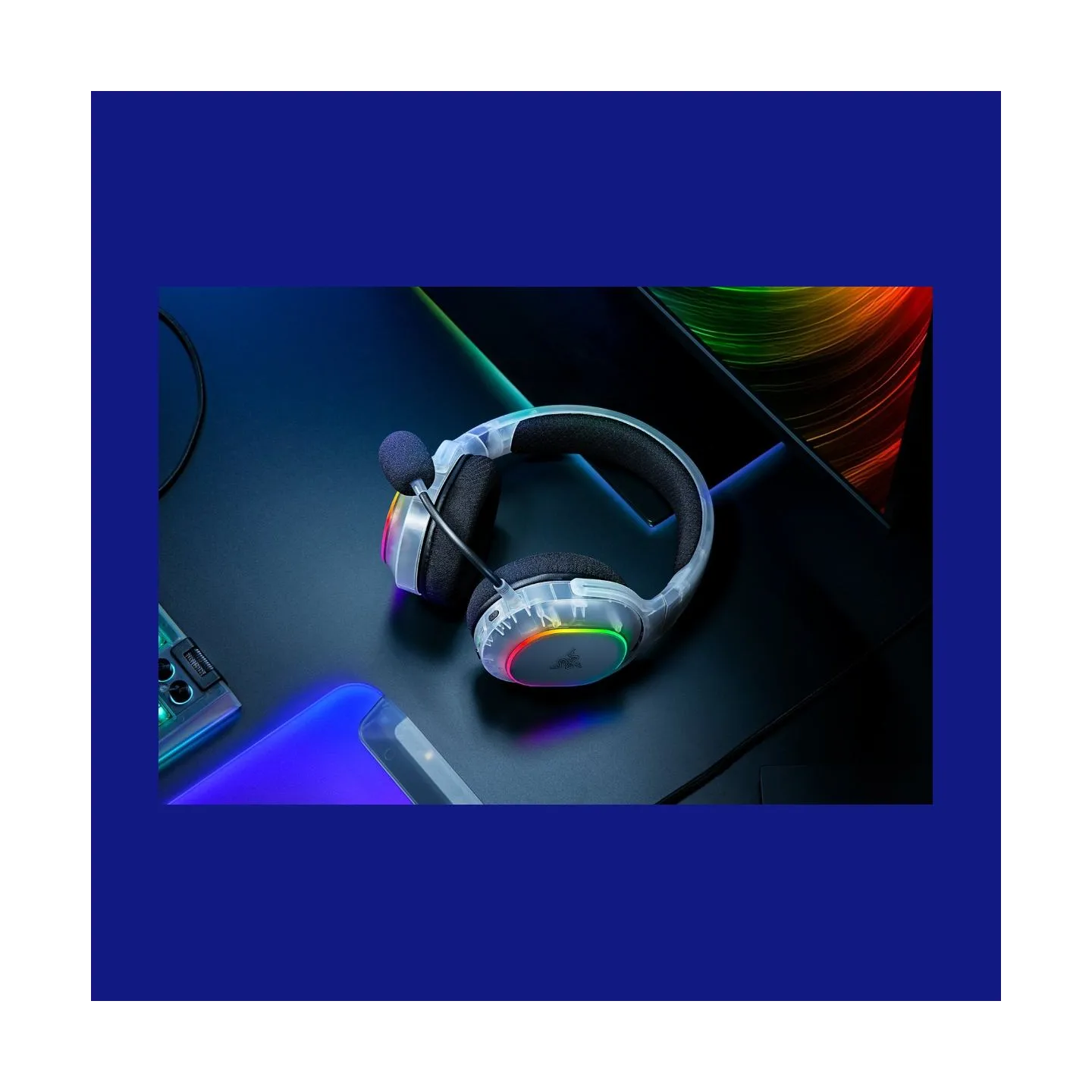 Razer Multi-Platform Gaming Headset | Barracuda X Chroma | Bluetooth | Over-Ear | Microphone | Phantom White Edition | Wireless