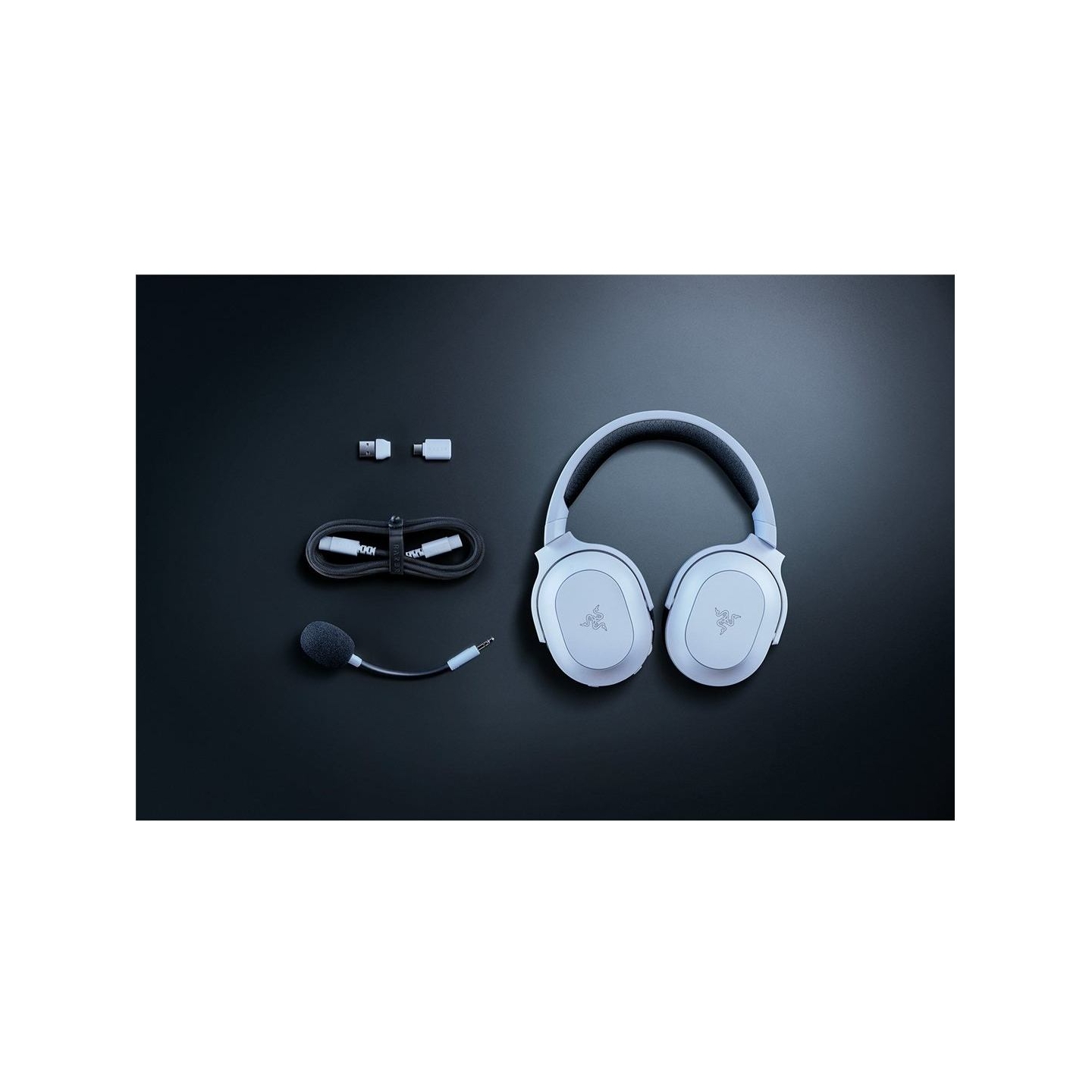 Razer Multi-Platform Gaming Headset | Barracuda X Chroma | Bluetooth | Over-Ear | Microphone | Phantom White Edition | Wireless
