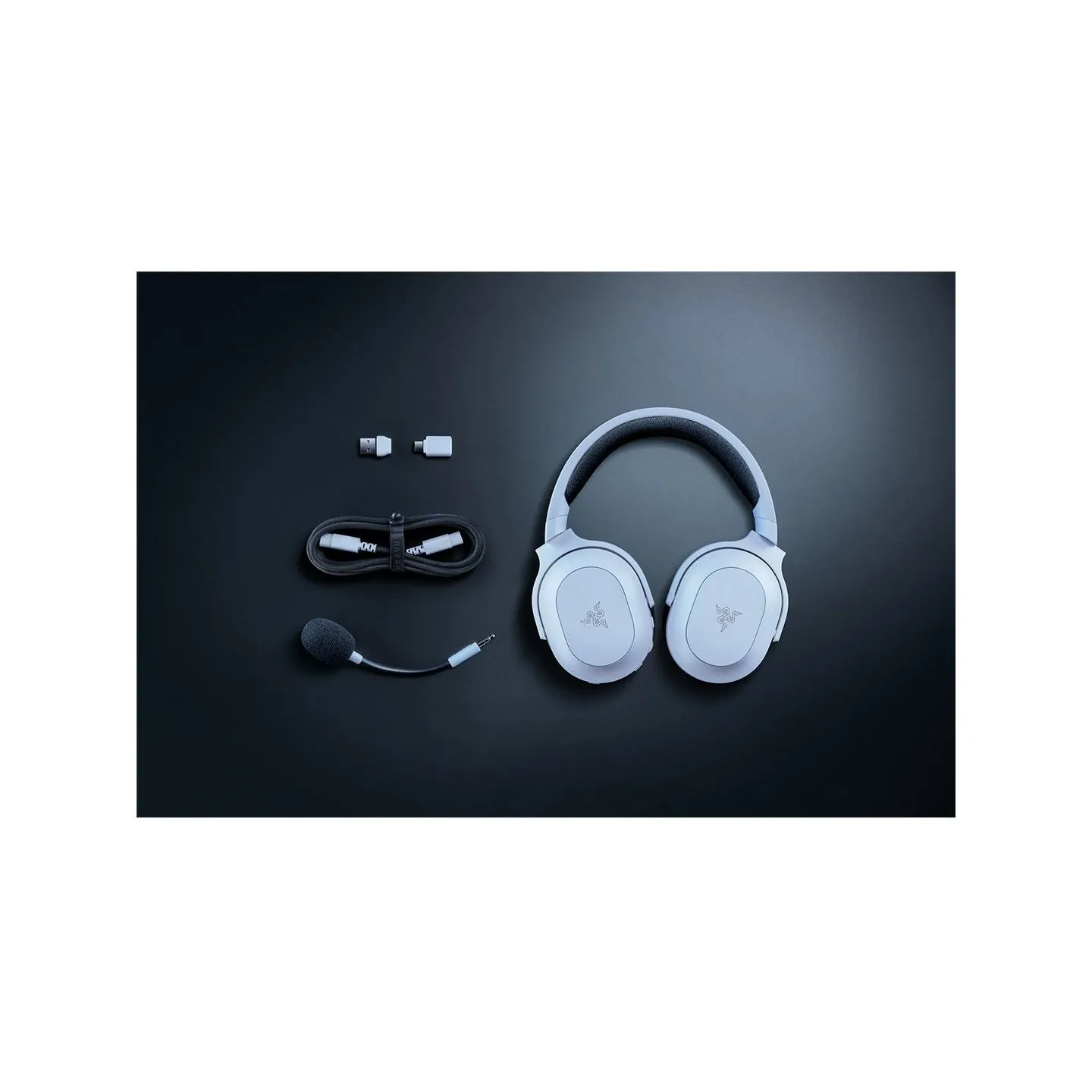 Razer Multi-Platform Gaming Headset | Barracuda X Chroma | Bluetooth | Over-Ear | Microphone | Phantom White Edition | Wireless