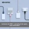 Sony Earbuds | IER‑EX15C | Wired | In-ear | Microphone | Pink