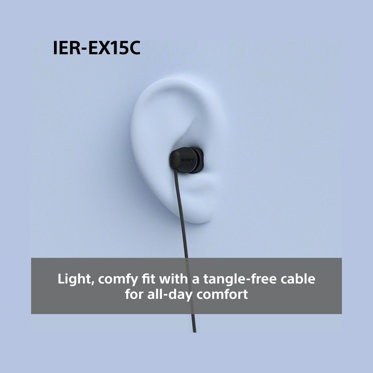 Sony Earbuds | IER‑EX15C | Wired | In-ear | Microphone | Pink