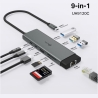 Tp-Link I/O HUB USB-C 9PORT/UH9120C TP-LINK