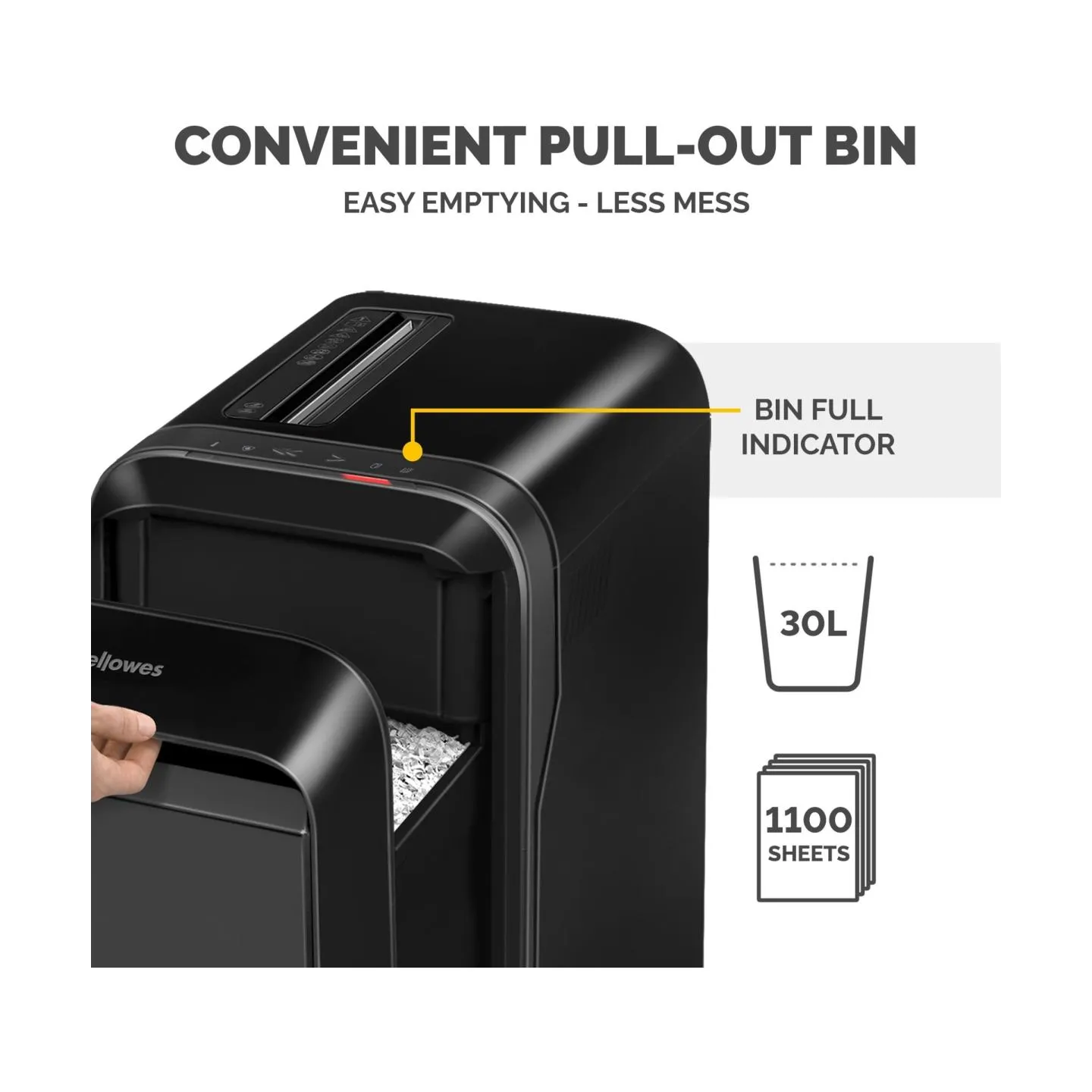 Fellowes SHREDDER POWERSHRED LX221/BLACK 5050401 FELLOWES