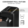 Fellowes SHREDDER POWERSHRED LX221/BLACK 5050401 FELLOWES