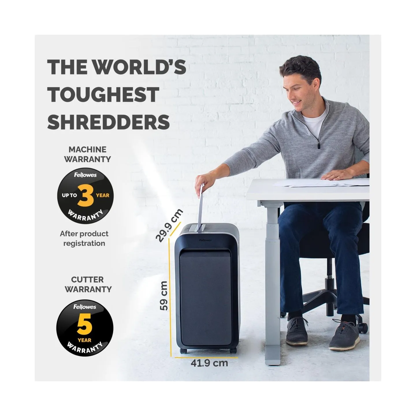 Fellowes SHREDDER POWERSHRED LX221/BLACK 5050401 FELLOWES