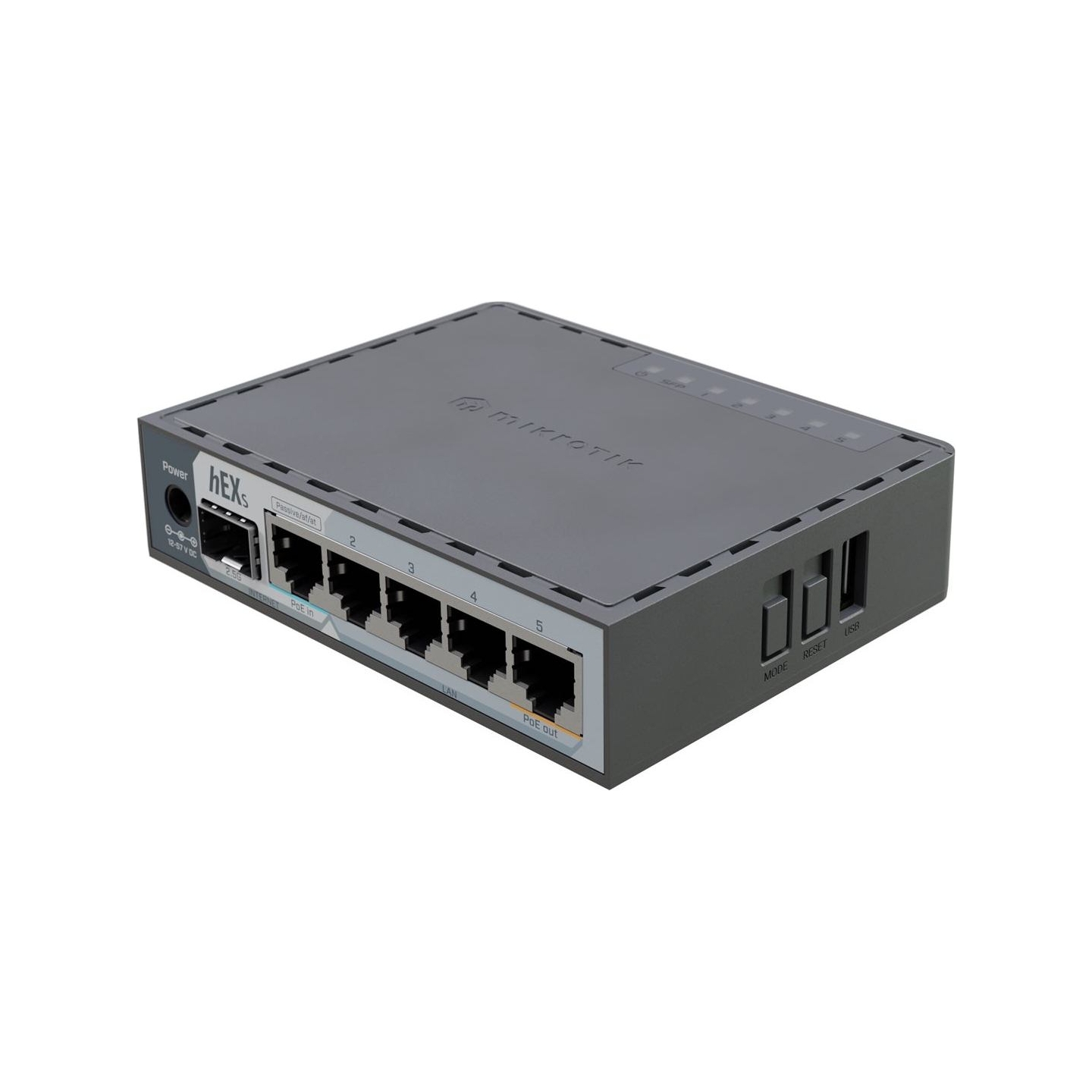 Mikrotik | hEX S (2025) | 10/100/1000 Mbit/s | Ethernet LAN (RJ-45) ports 5 | Mesh Support No | MU-MiMO No | No mobile broadband