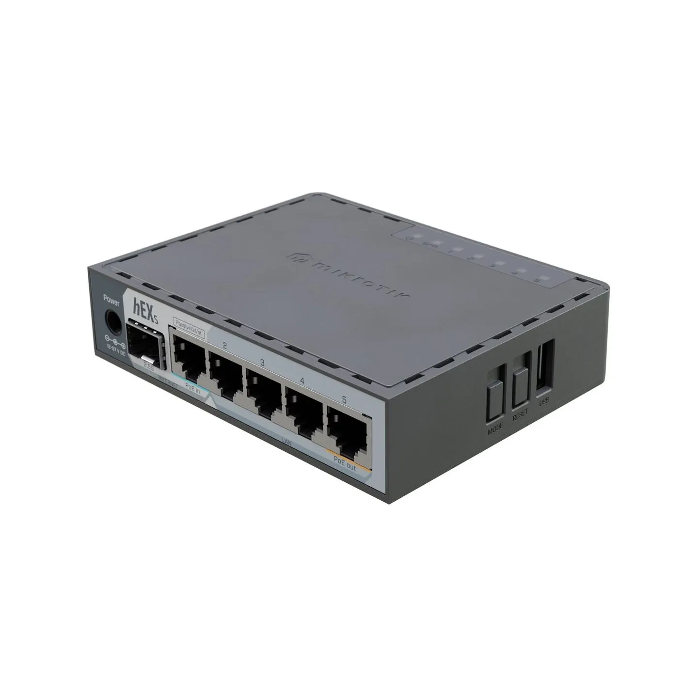 Mikrotik | hEX S (2025) | 10/100/1000 Mbit/s | Ethernet LAN (RJ-45) ports 5 | Mesh Support No | MU-MiMO No | No mobile broadband