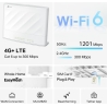 Tp-Link Archer MX700 | 4G+ AX1500 Dual Band Wi-Fi LTE Router | 802.11ax | Ethernet LAN (RJ-45) ports 1 | 10/100/1000 Mbit/s | Me