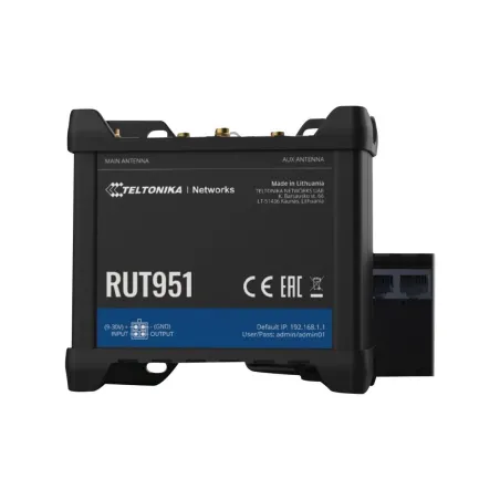 Teltonika | Industrial Cellular router | RUT951 | 802.11n | 10/100 Mbit/s | Ethernet LAN (RJ-45) ports 3 | Mesh Support No | MU-