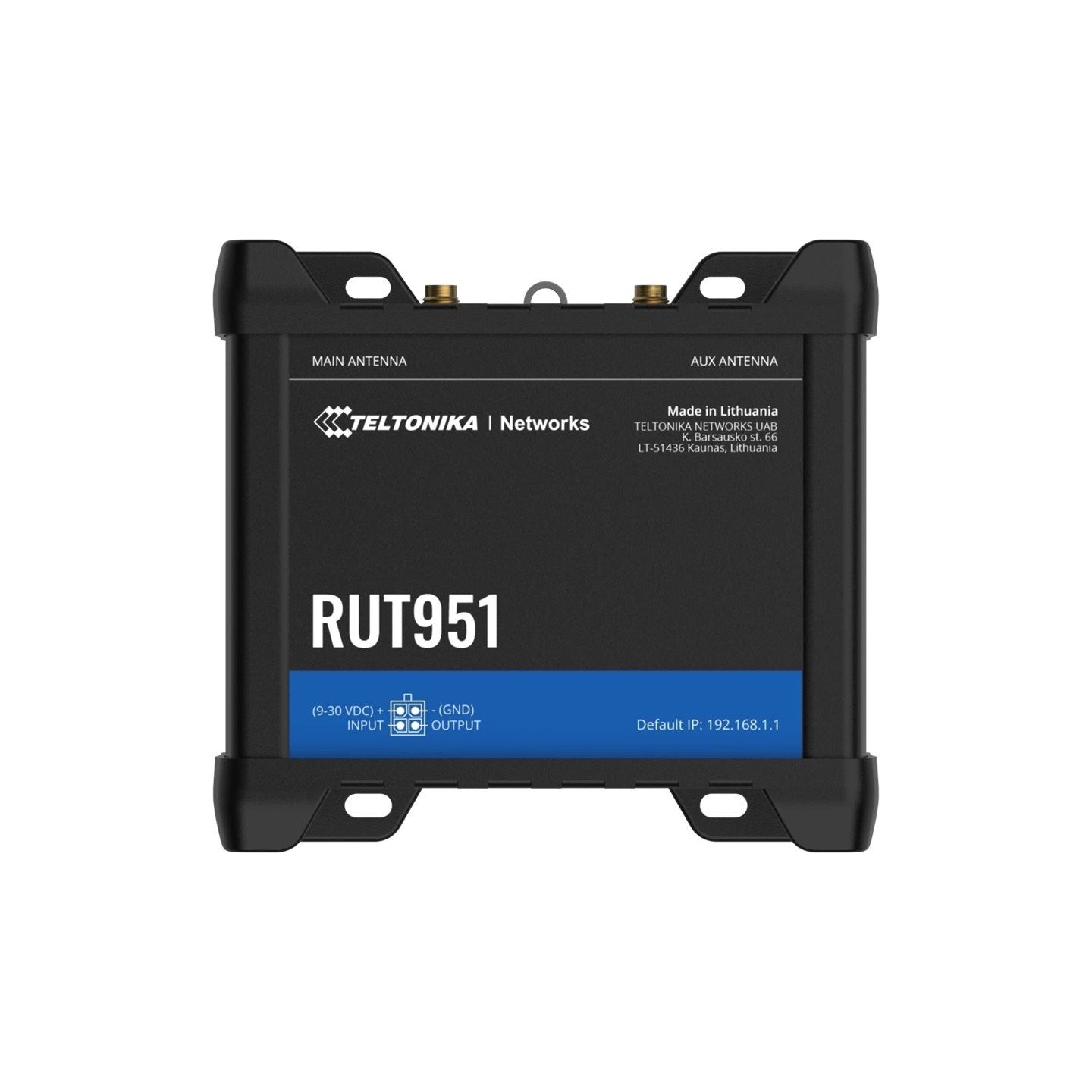 Teltonika | Industrial Cellular router | RUT951 | 802.11n | 10/100 Mbit/s | Ethernet LAN (RJ-45) ports 3 | Mesh Support No | MU-