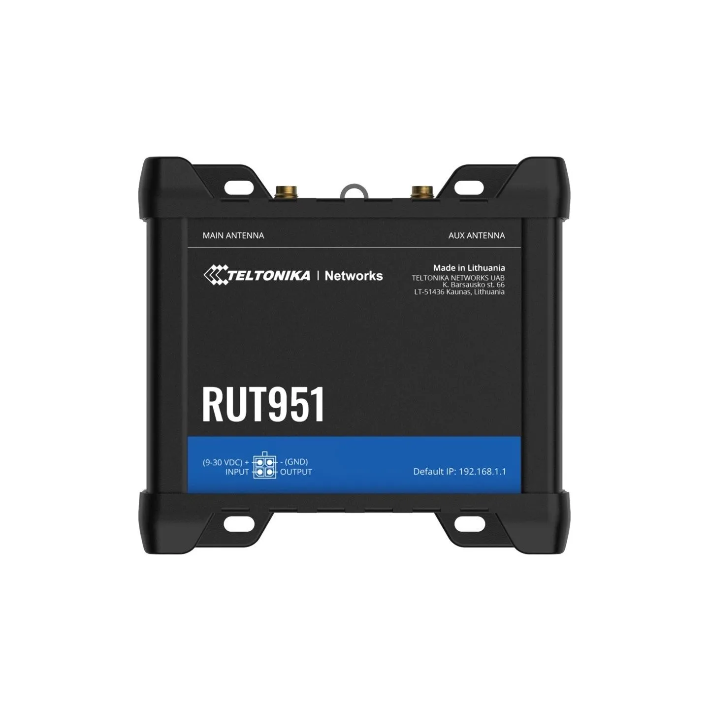 Teltonika | Industrial Cellular router | RUT951 | 802.11n | 10/100 Mbit/s | Ethernet LAN (RJ-45) ports 3 | Mesh Support No | MU-