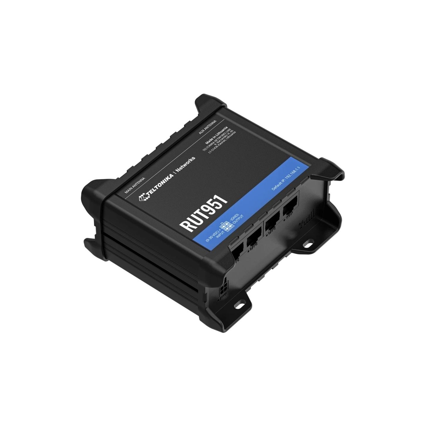 Teltonika | Industrial Cellular router | RUT951 | 802.11n | 10/100 Mbit/s | Ethernet LAN (RJ-45) ports 3 | Mesh Support No | MU-