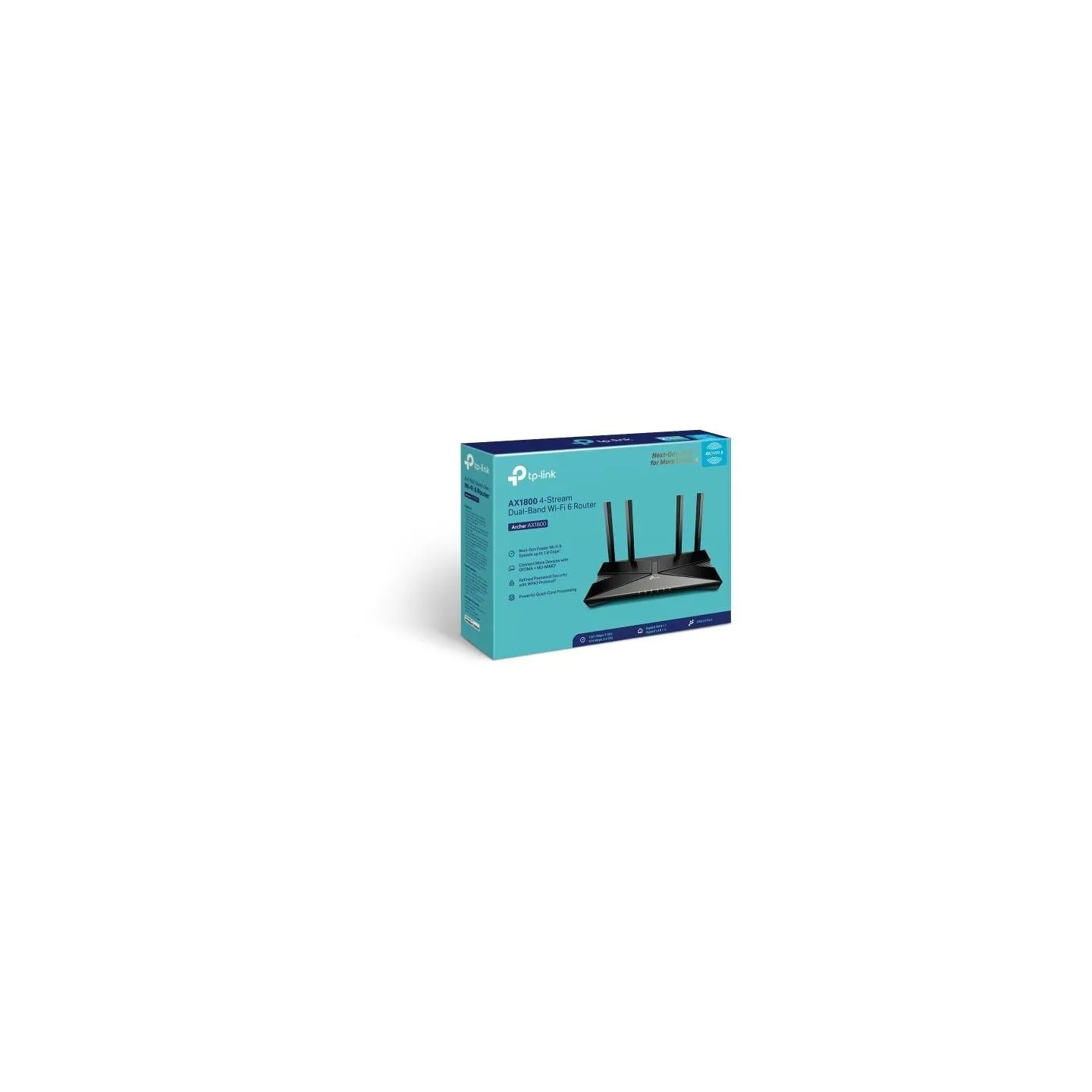 Tp-Link Wireless Router|TP-LINK|Archer AX1800|Wi-Fi 6 (802.11ax)|Data speed 1775 Mbit/s|Ethernet WAN Yes|WAN connection type RJ-