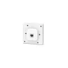 Tp-Link AX3000 Wall Plate WiFi 6 Access Point | EAP650-Wall | 802.11ax | 2.4 GHz/5 GHz | 10/100/1000 Mbit/s | Ethernet LAN (RJ-4