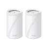 Tp-Link Wireless Router|TP-LINK|Wireless Access Point / Router|2-pack|9300 Mbps|Mesh|Wi-Fi 7|USB 3.0|4x2.5GbE|LAN \ WAN ports 4|