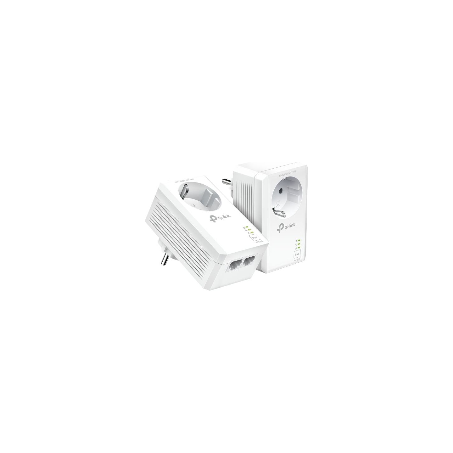 Tp-Link | AV1000 2-Port Gigabit Passthrough Powerline Starter Kit | TL-PA7027P KIT | 10/100/1000 Mbit/s | Ethernet LAN (RJ-45) p