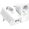 Tp-Link | AV1000 2-Port Gigabit Passthrough Powerline Starter Kit | TL-PA7027P KIT | 10/100/1000 Mbit/s | Ethernet LAN (RJ-45) p