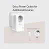 Tp-Link | AV1000 Gigabit Passthrough Powerline Adapter | TL-PA7017P | 1000 Mbit/s | Ethernet LAN (RJ-45) ports 1 | No Wi-Fi | Ex