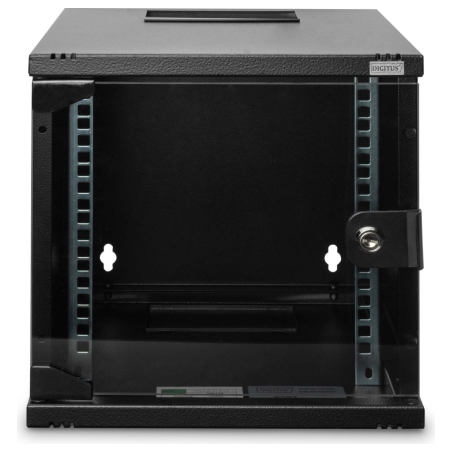 Digitus | Wall Mounting Cabinet | DN-10-06U-B | IP protection class: IP20; Front door: Glass door, single opening; Cabinet type: