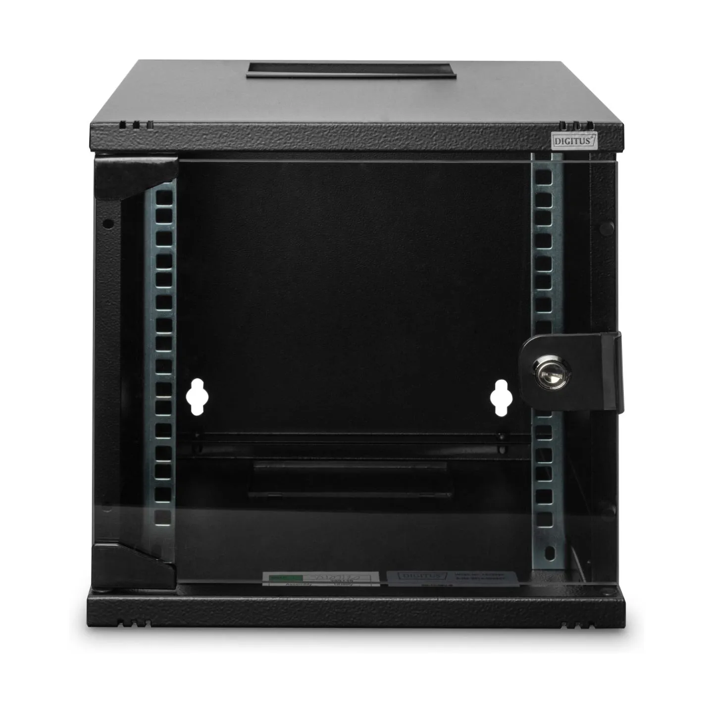 Digitus | Wall Mounting Cabinet | DN-10-06U-B | IP protection class: IP20; Front door: Glass door, single opening; Cabinet type: