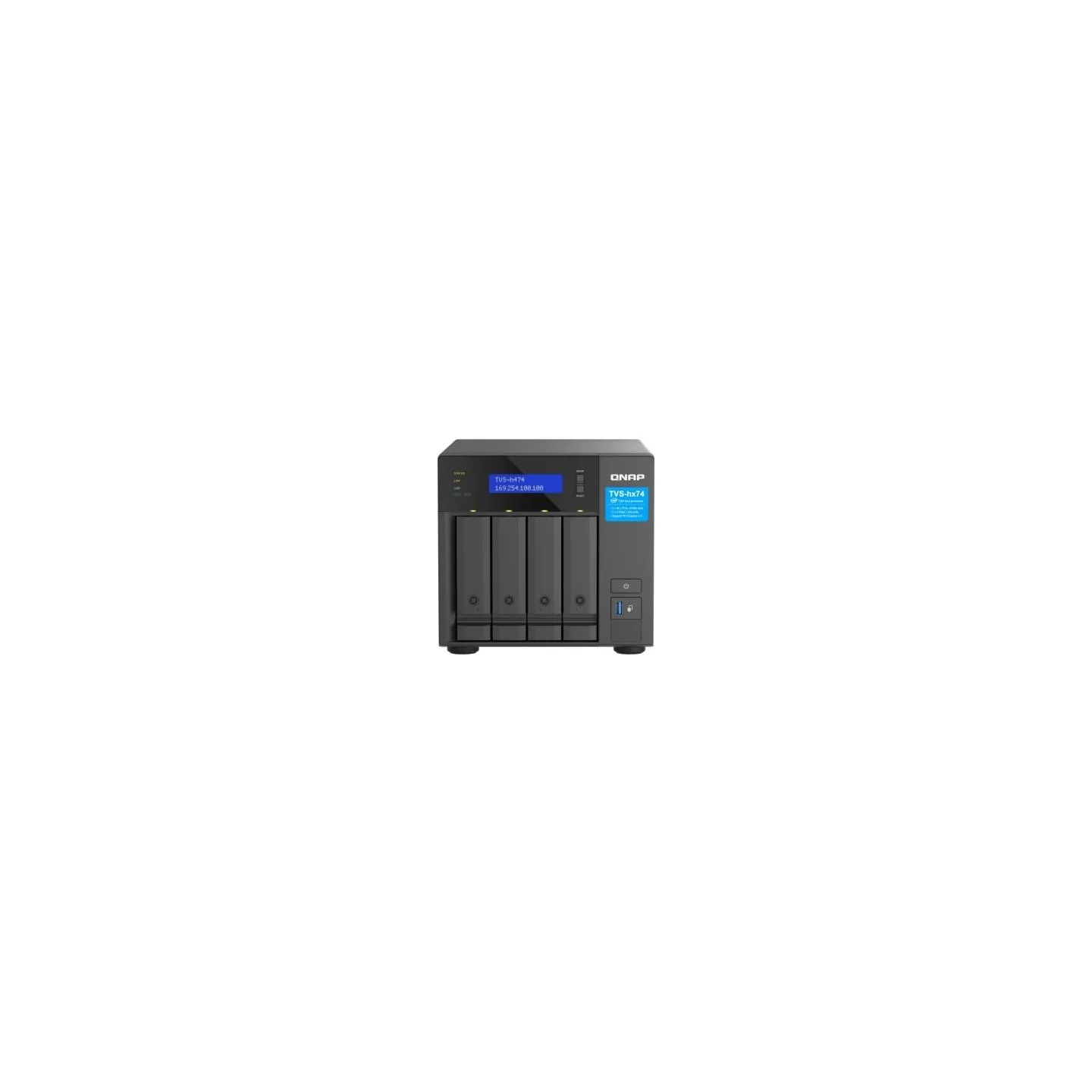 Qnap NAS TVS-h474-PT-8G Intel Pentium Gold 8G DDR4