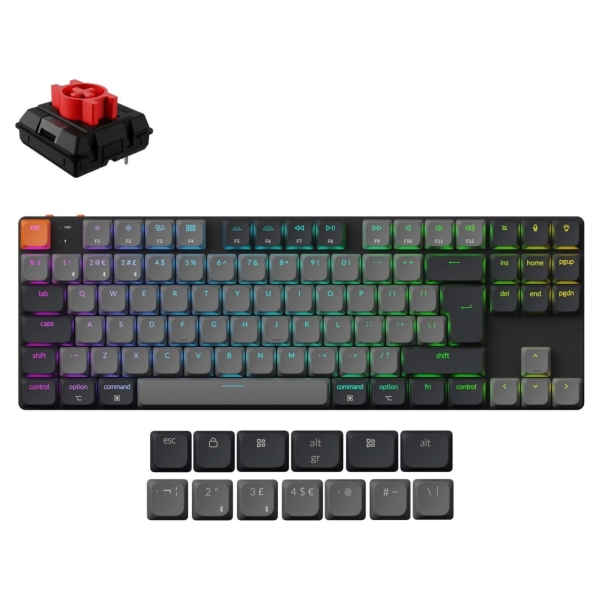 Keychron KEYBOARD WRL K1/BLACK K1X-A1 KEYCHRON