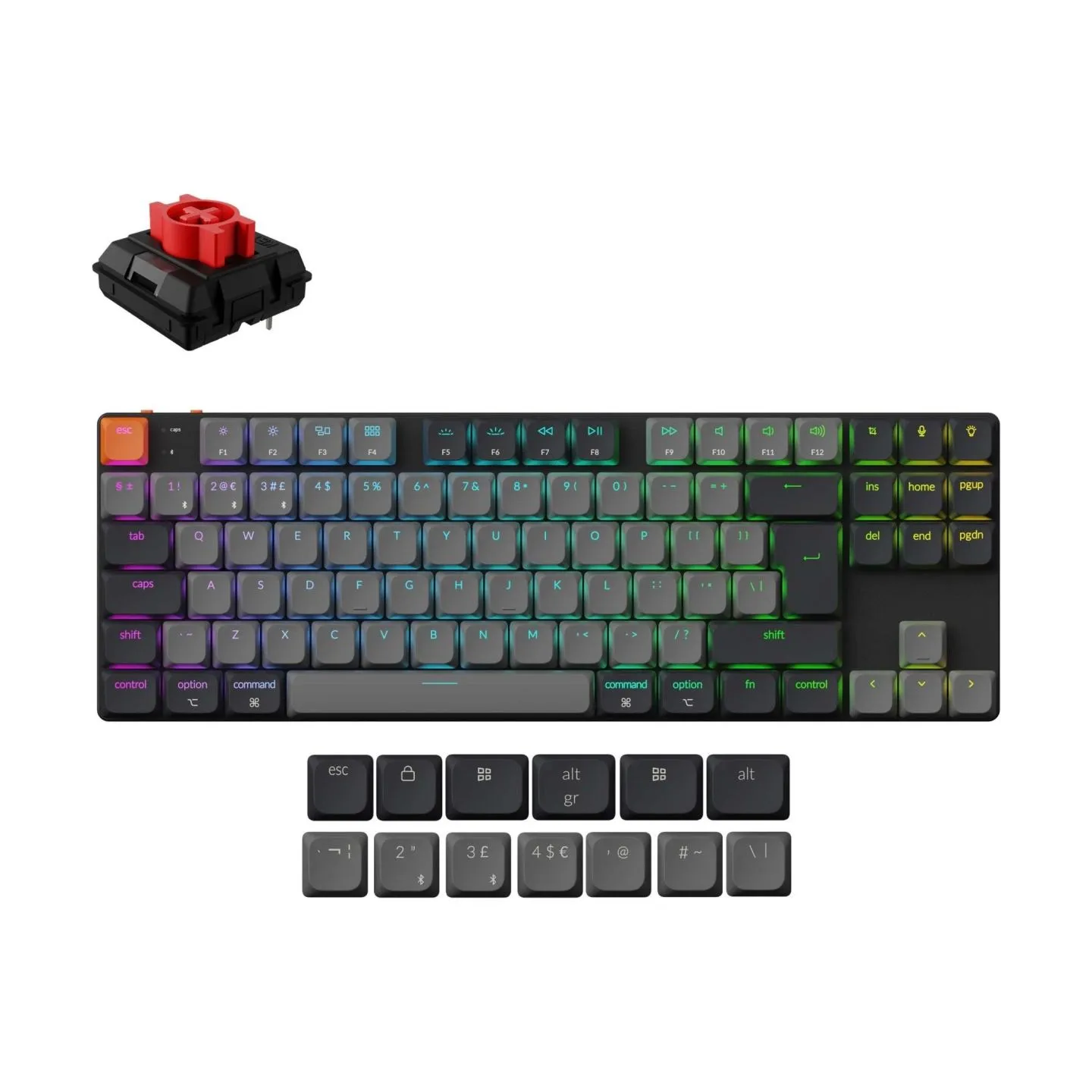 Keychron KEYBOARD WRL K1/BLACK K1X-A1 KEYCHRON