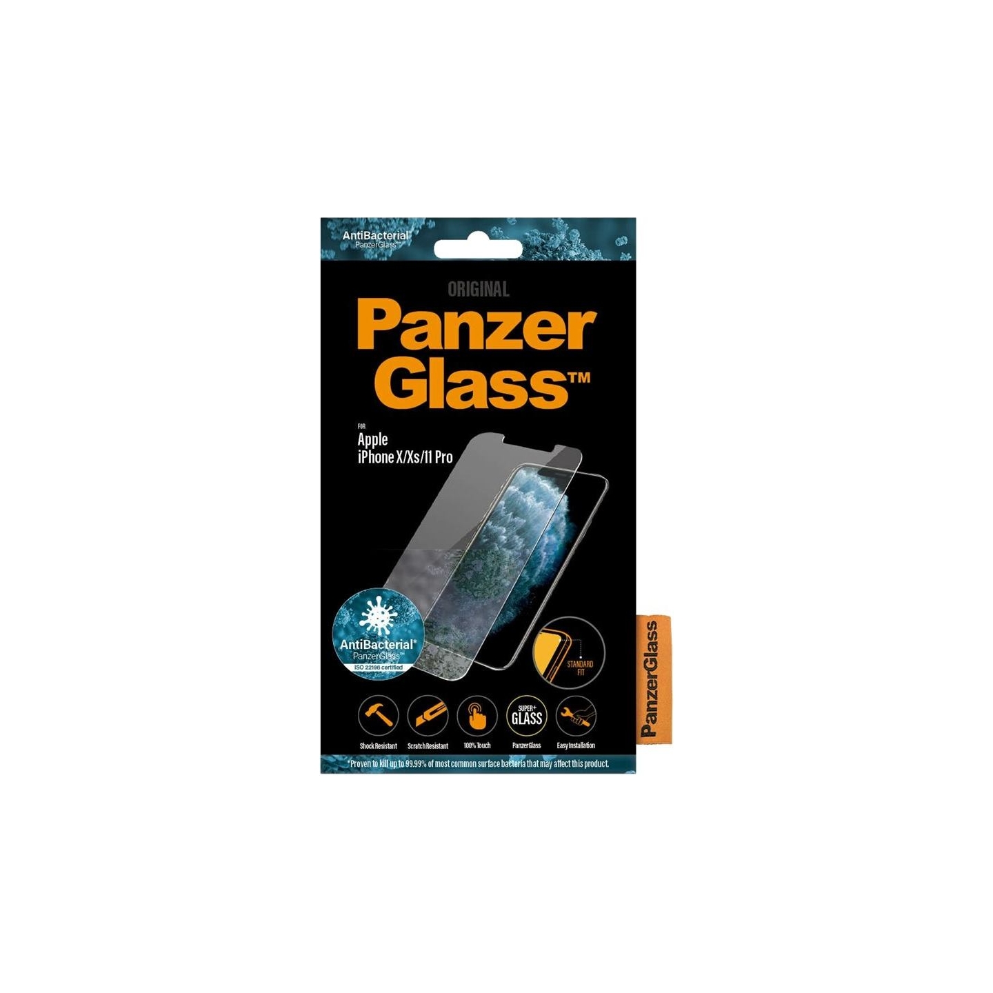 Panzerglass | 2661 | Screen Protector | iPhone | X/XS | Tempered glass | Transparent