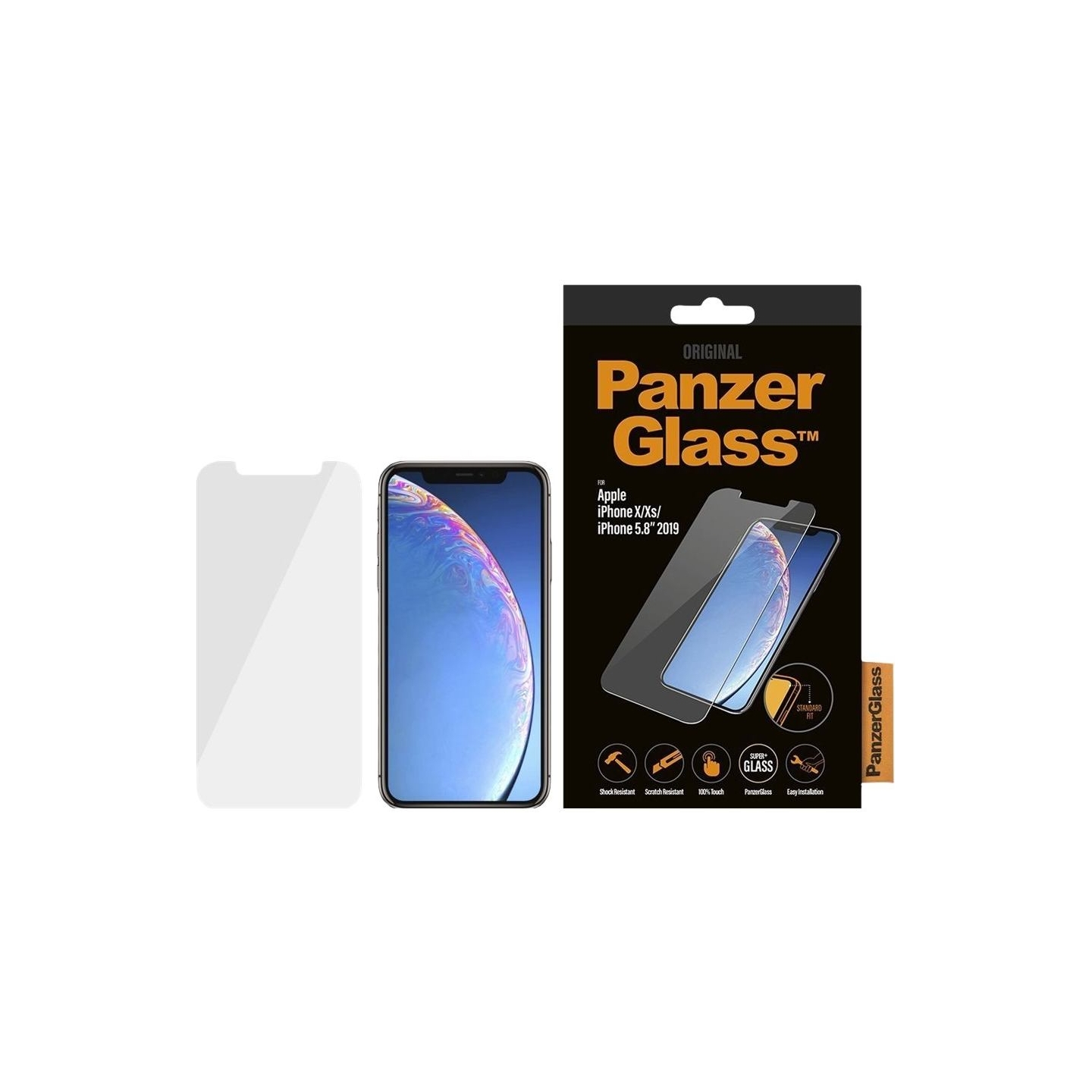 Panzerglass | 2661 | Screen Protector | iPhone | X/XS | Tempered glass | Transparent
