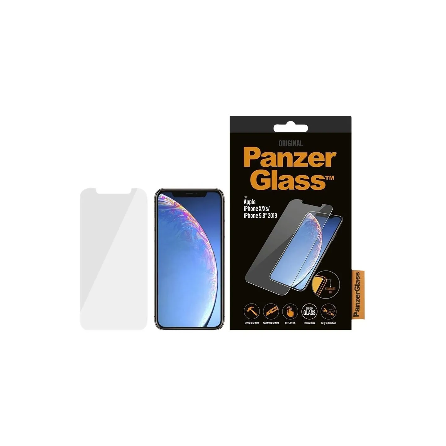 Panzerglass | 2661 | Screen Protector | iPhone | X/XS | Tempered glass | Transparent