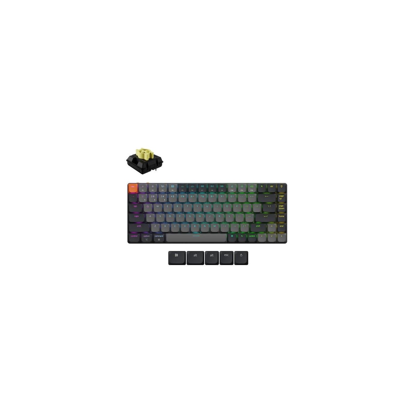 Keychron KEYBOARD WRL K3 RGB/BLACK K3X-B4 KEYCHRON