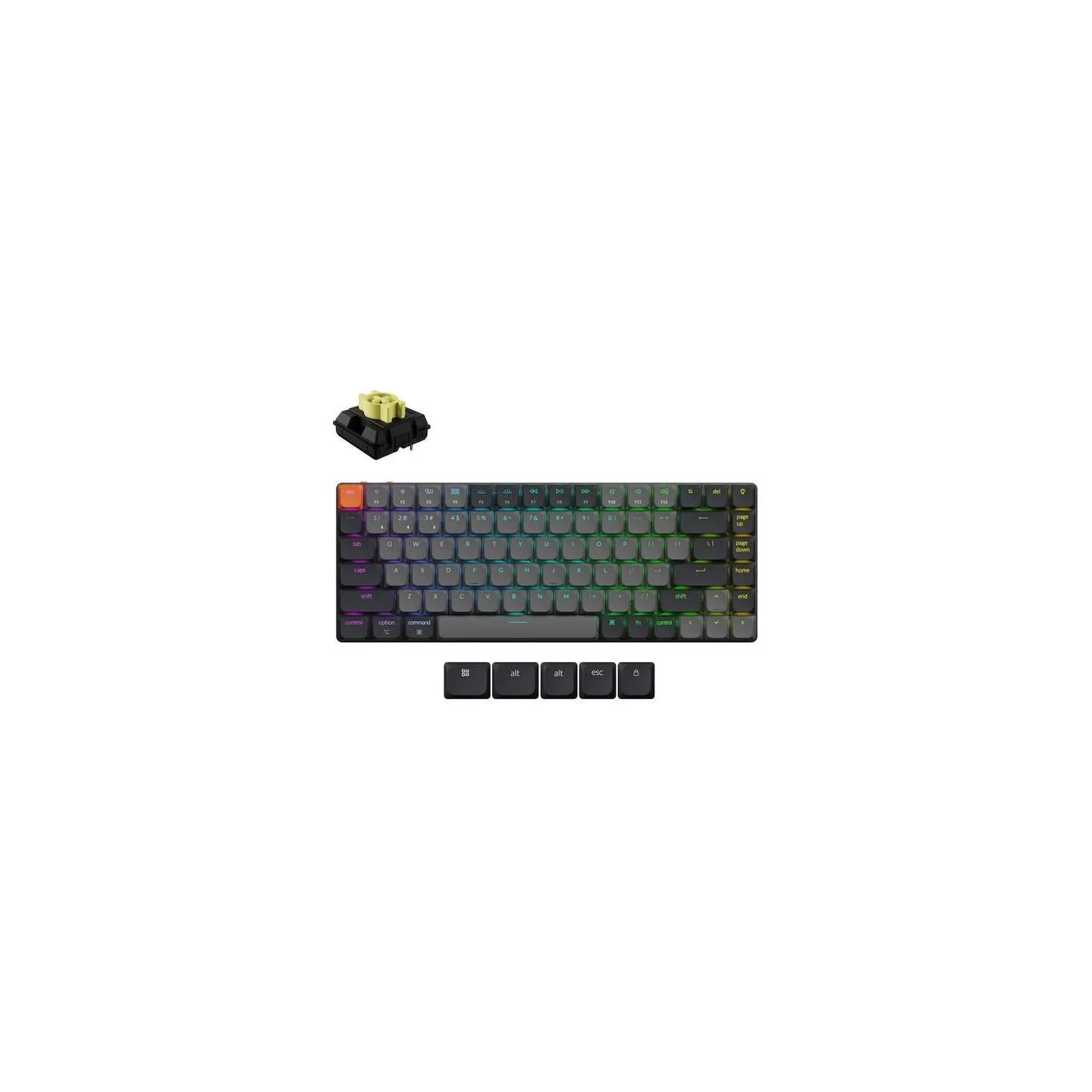 Keychron KEYBOARD WRL K3 RGB/BLACK K3X-B4 KEYCHRON