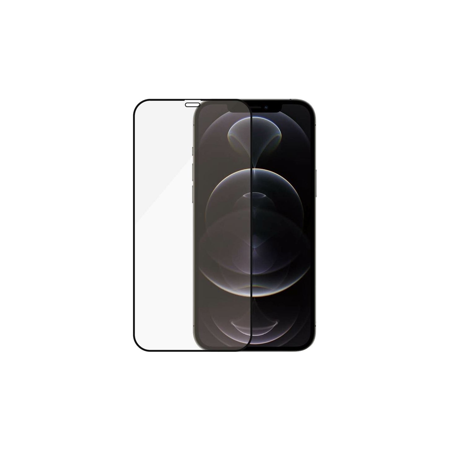 Panzerglass | Apple | For iPhone 12/12 Pro | Glass | Black | 100% touch; The coating is non-toxic | Case Friendly