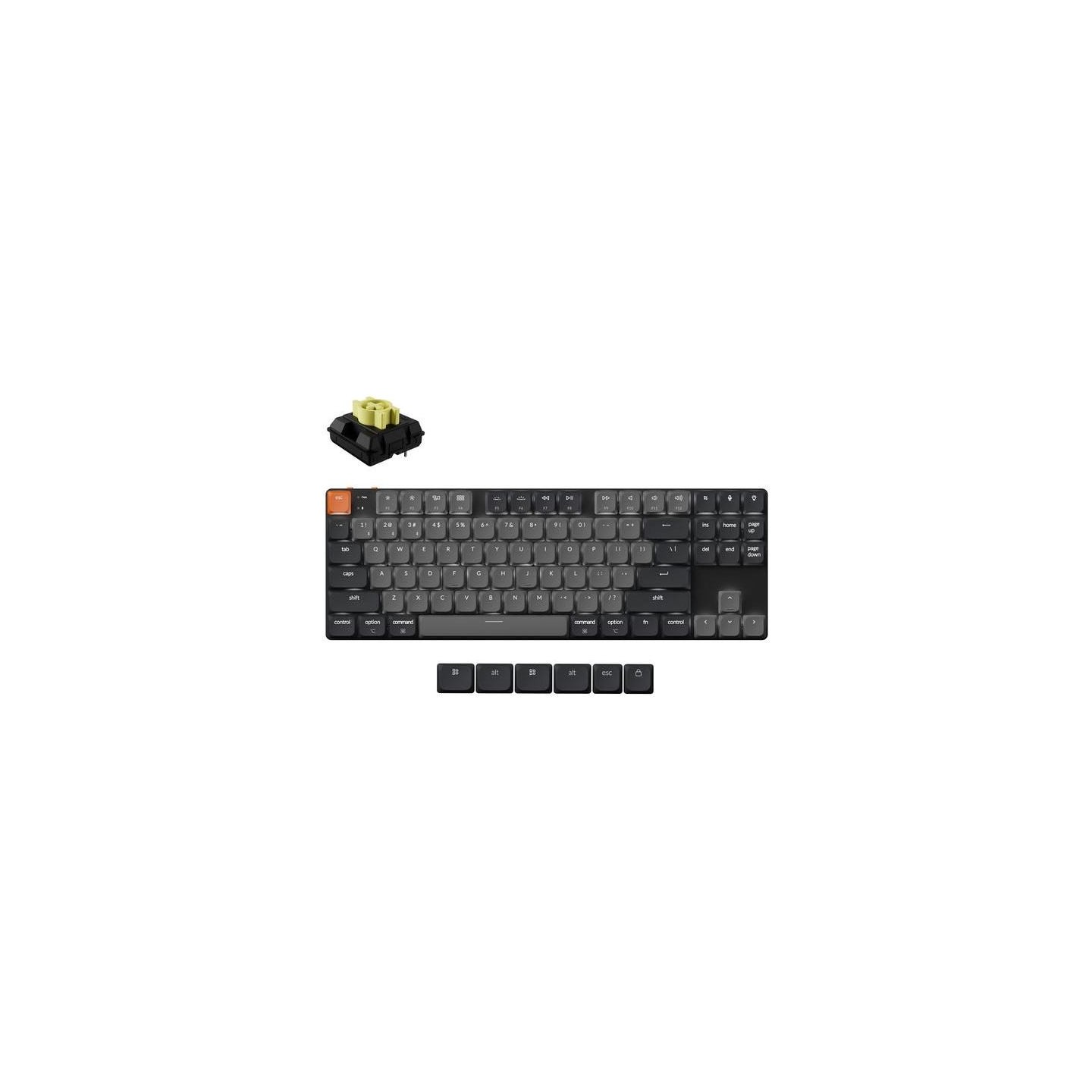 Keychron KEYBOARD WRL K1/BLACK K1X-A4 KEYCHRON