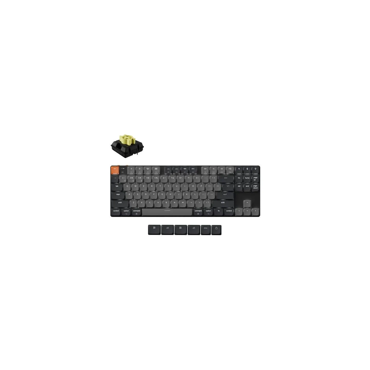 Keychron KEYBOARD WRL K1/BLACK K1X-A4 KEYCHRON