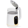 Adler Kettle with LED Display | AD 1305 | Electric | 2200 W | 1.7 L | Plastic | 360° rotational base | White/Gold