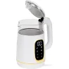 Adler Kettle with LED Display | AD 1305 | Electric | 2200 W | 1.7 L | Plastic | 360° rotational base | White/Gold