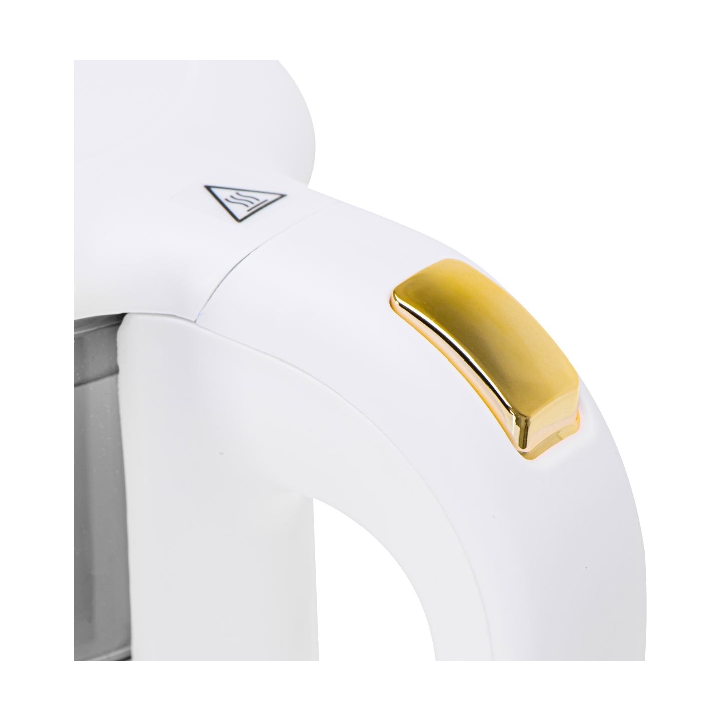 Adler Kettle with LED Display | AD 1305 | Electric | 2200 W | 1.7 L | Plastic | 360° rotational base | White/Gold