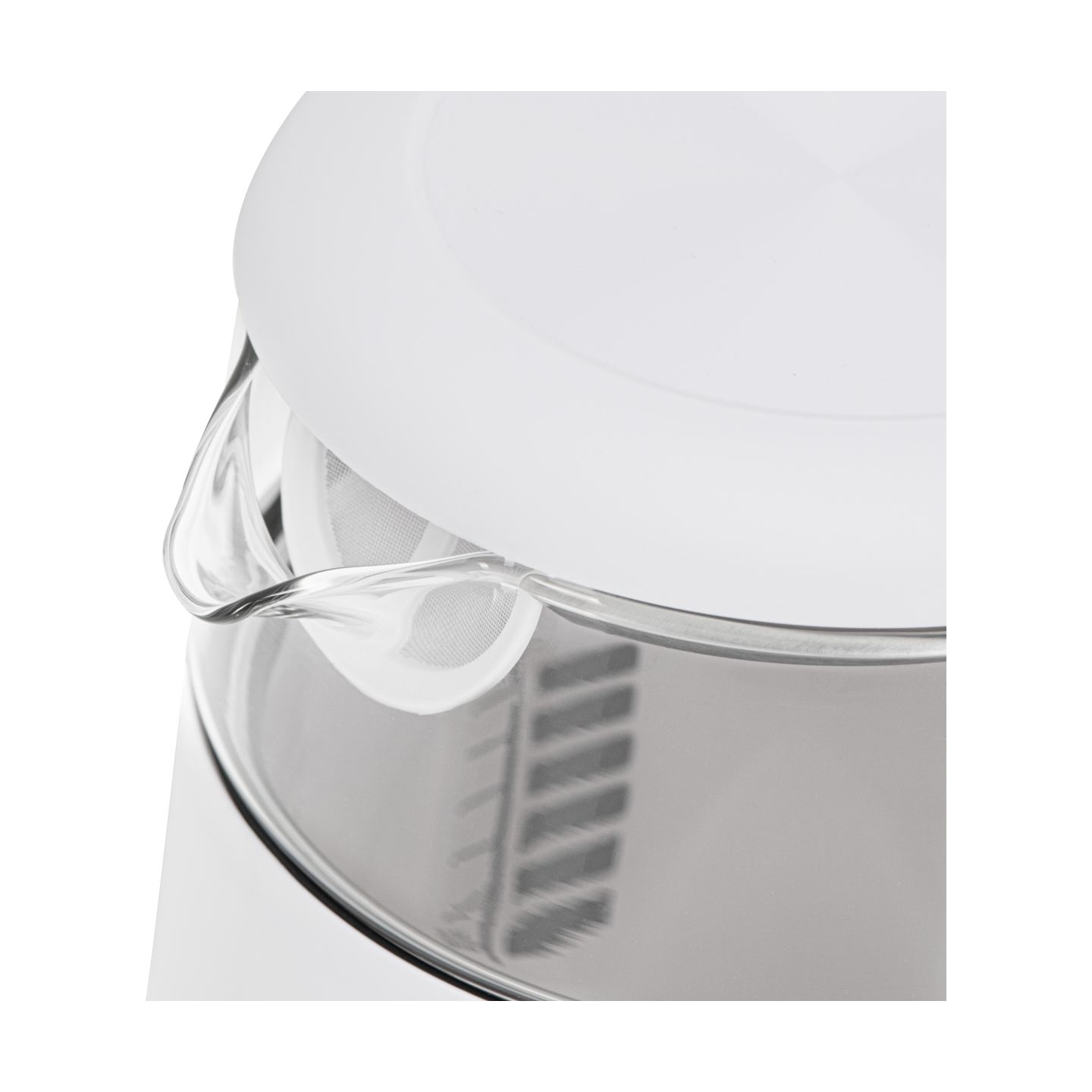 Adler Kettle with LED Display | AD 1305 | Electric | 2200 W | 1.7 L | Plastic | 360° rotational base | White/Gold