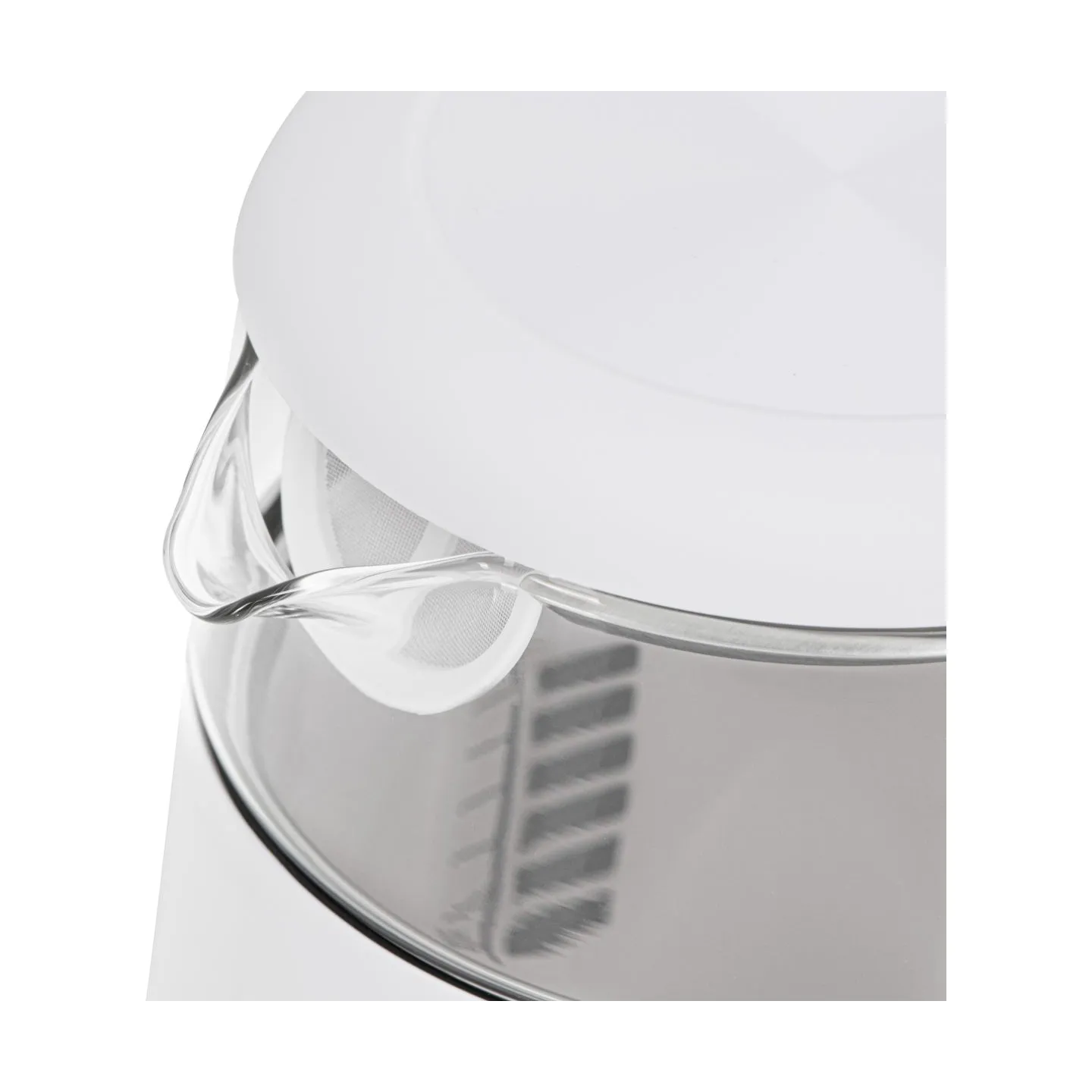Adler Kettle with LED Display | AD 1305 | Electric | 2200 W | 1.7 L | Plastic | 360° rotational base | White/Gold