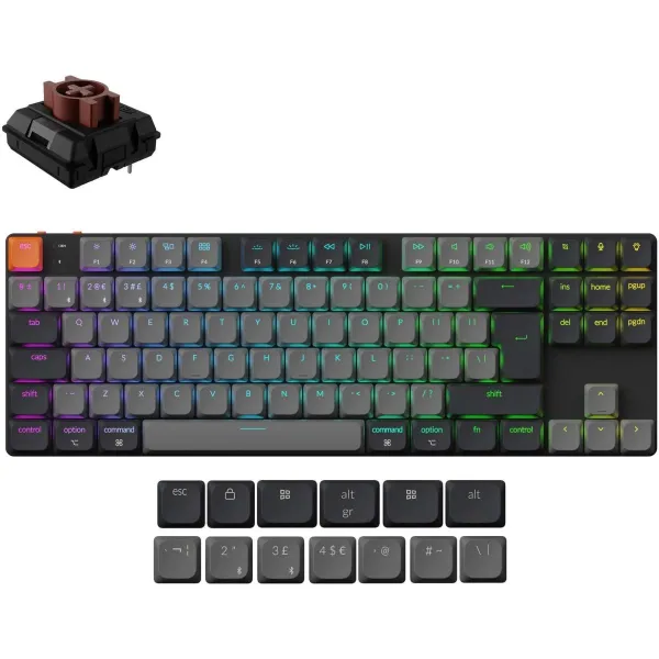 Keychron KEYBOARD WRL K1/BLACK K1X-A3 KEYCHRON