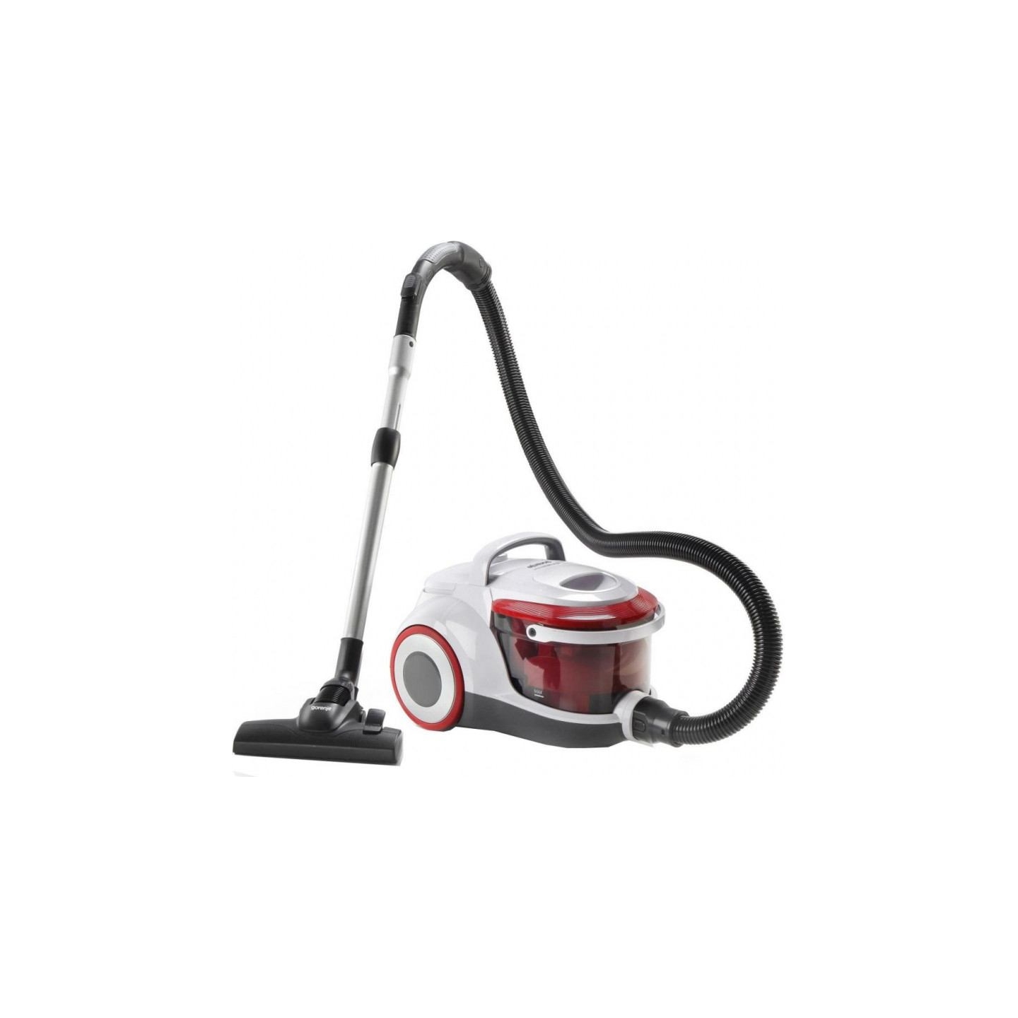 Gorenje | Vacuum cleaner | VCEB01GAWWF | With water filtration system | Wet suction | Power 800 W | Dust capacity 3 L | White/Re