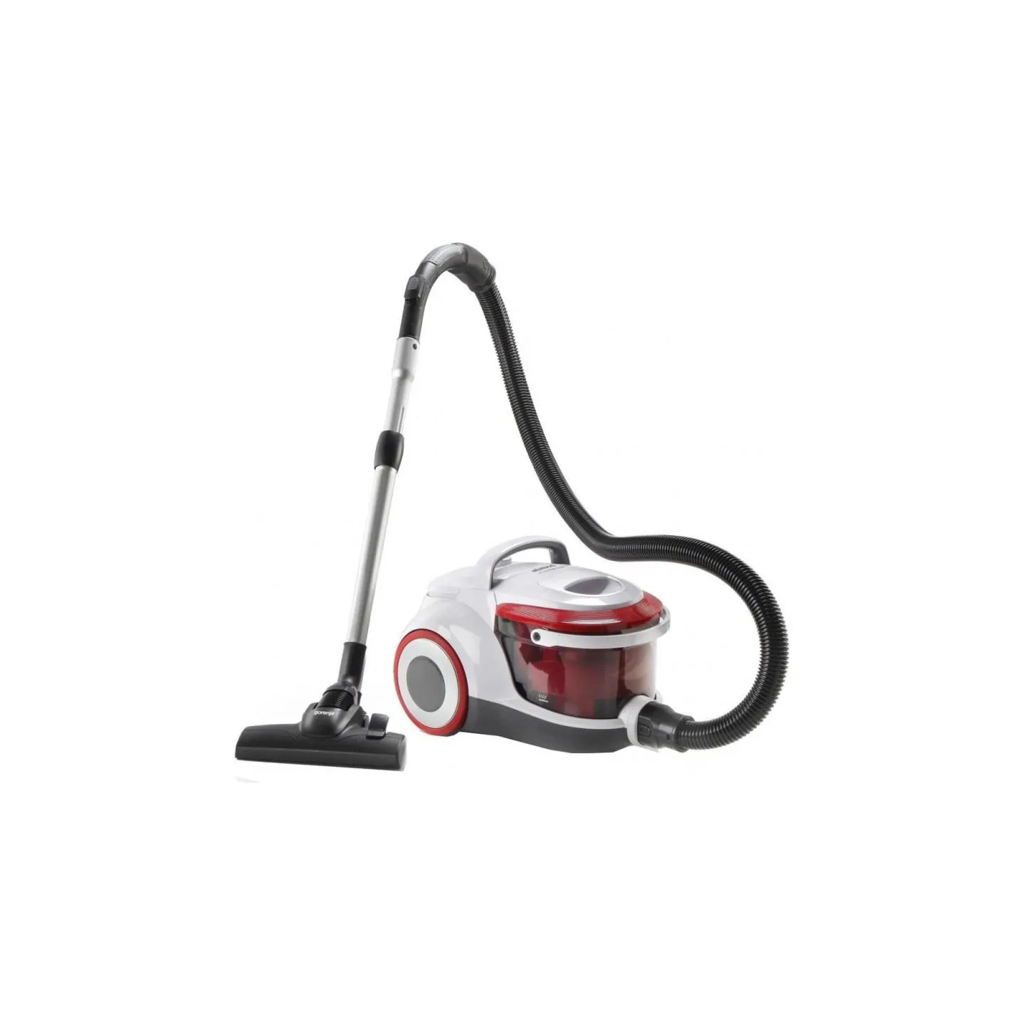 Gorenje | Vacuum cleaner | VCEB01GAWWF | With water filtration system | Wet suction | Power 800 W | Dust capacity 3 L | White/Re