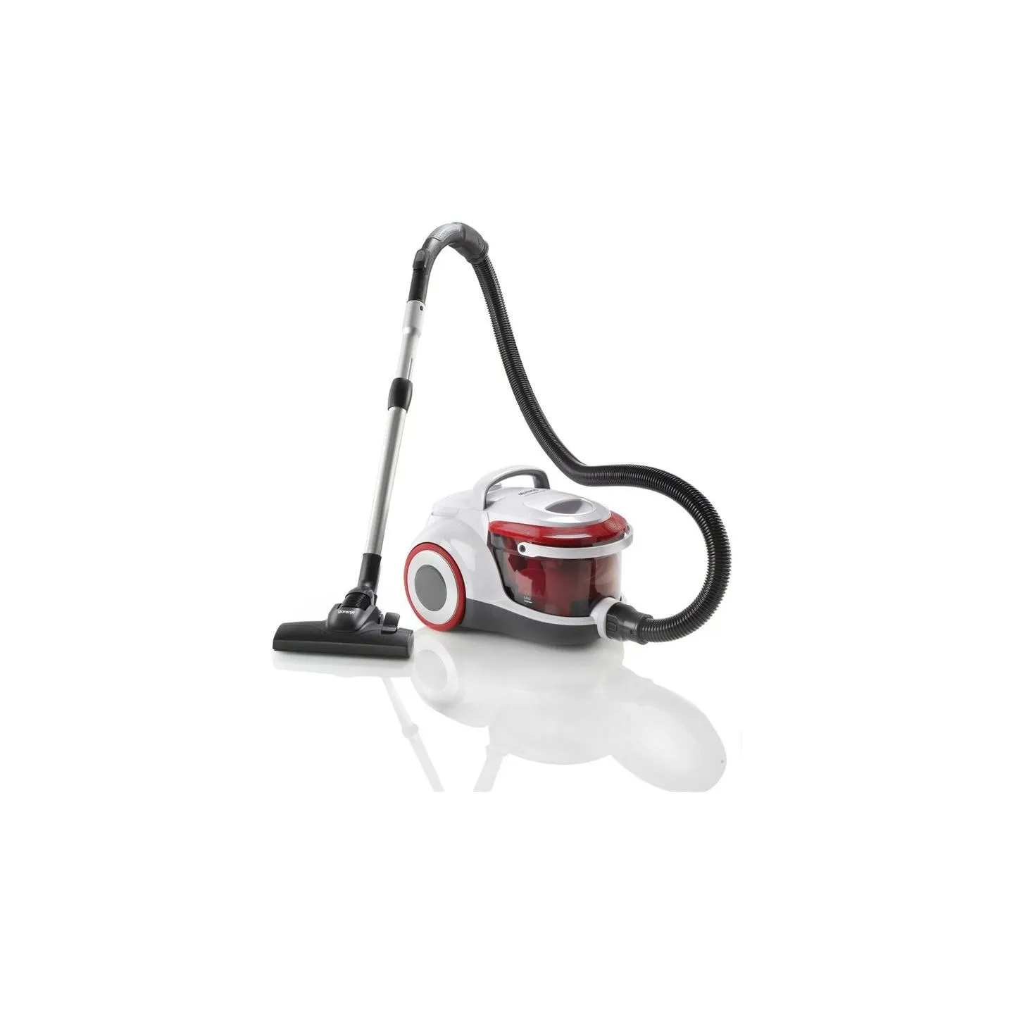Gorenje | Vacuum cleaner | VCEB01GAWWF | With water filtration system | Wet suction | Power 800 W | Dust capacity 3 L | White/Re