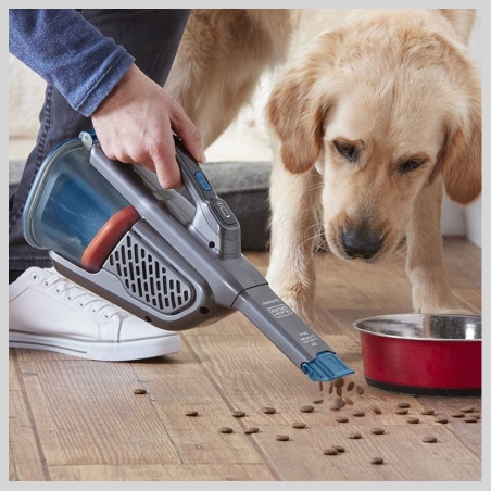 Black & Decker Vacuum Cleaner | BHHV320B-QW | Cordless operating | Handheld | 12 V | Operating time (max) 20 min | Gray/Blue